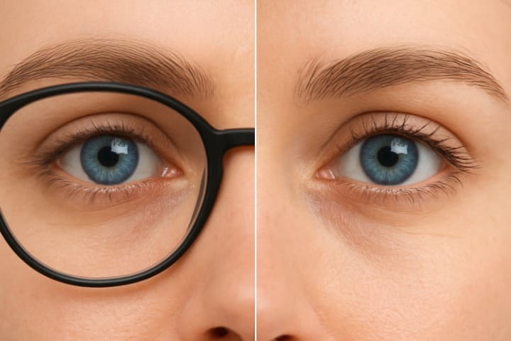 عمل حذف عینک در مشهد