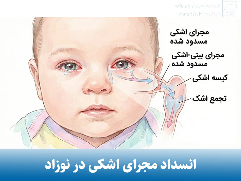 انسداد مجرای اشکی (Nasolacrimal Duct Obstruction)