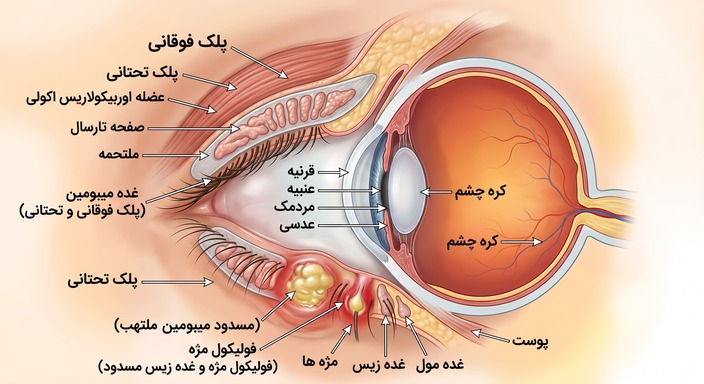 مکانیسم اصلی گل مزه چشم